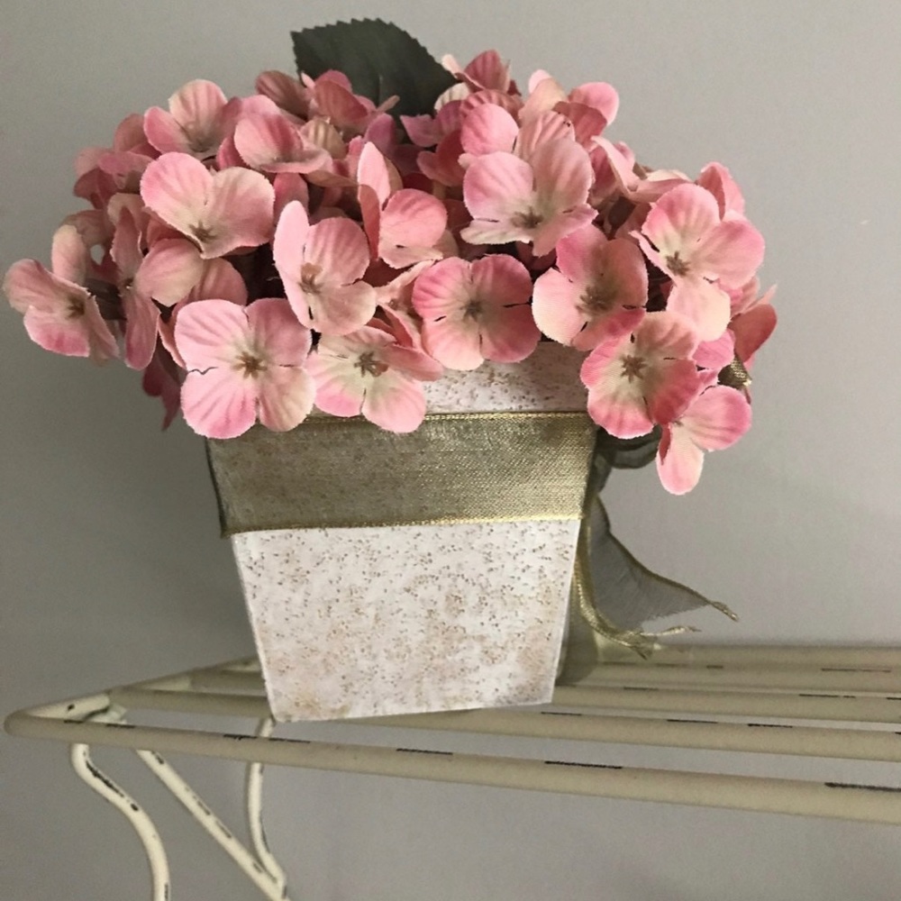 Hydrangea flower pot artificial decor - Picture 5 of 5